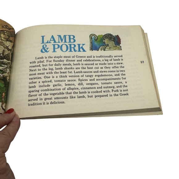 Classic Greek Cooking Book By Daphne Metaxas  Recipes & Illustrations 1974 - Picture 5 of 7